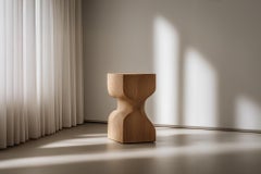 Socle No71 Nightstand, Solid Wood Modern Design by NONO