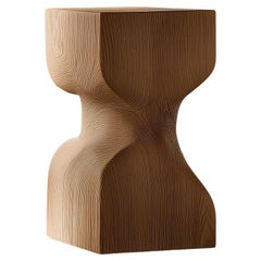 Socle No71 Nightstand, Solid Wood Modern Design by NONO