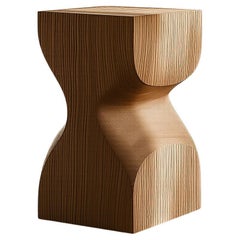 Socle No73 Side Table, Wooden Contemporary Design by NONO