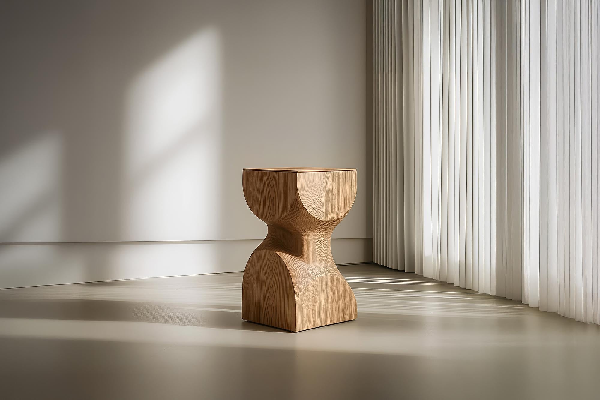 Socle No75 Stool, Wooden Contemporary Furniture by NONO


Socle side table, auxiliary table, night stand

Socle is a small solid wood table designed by the NONO design team. Made of solid wood, its elaborated construction serves as a support, much