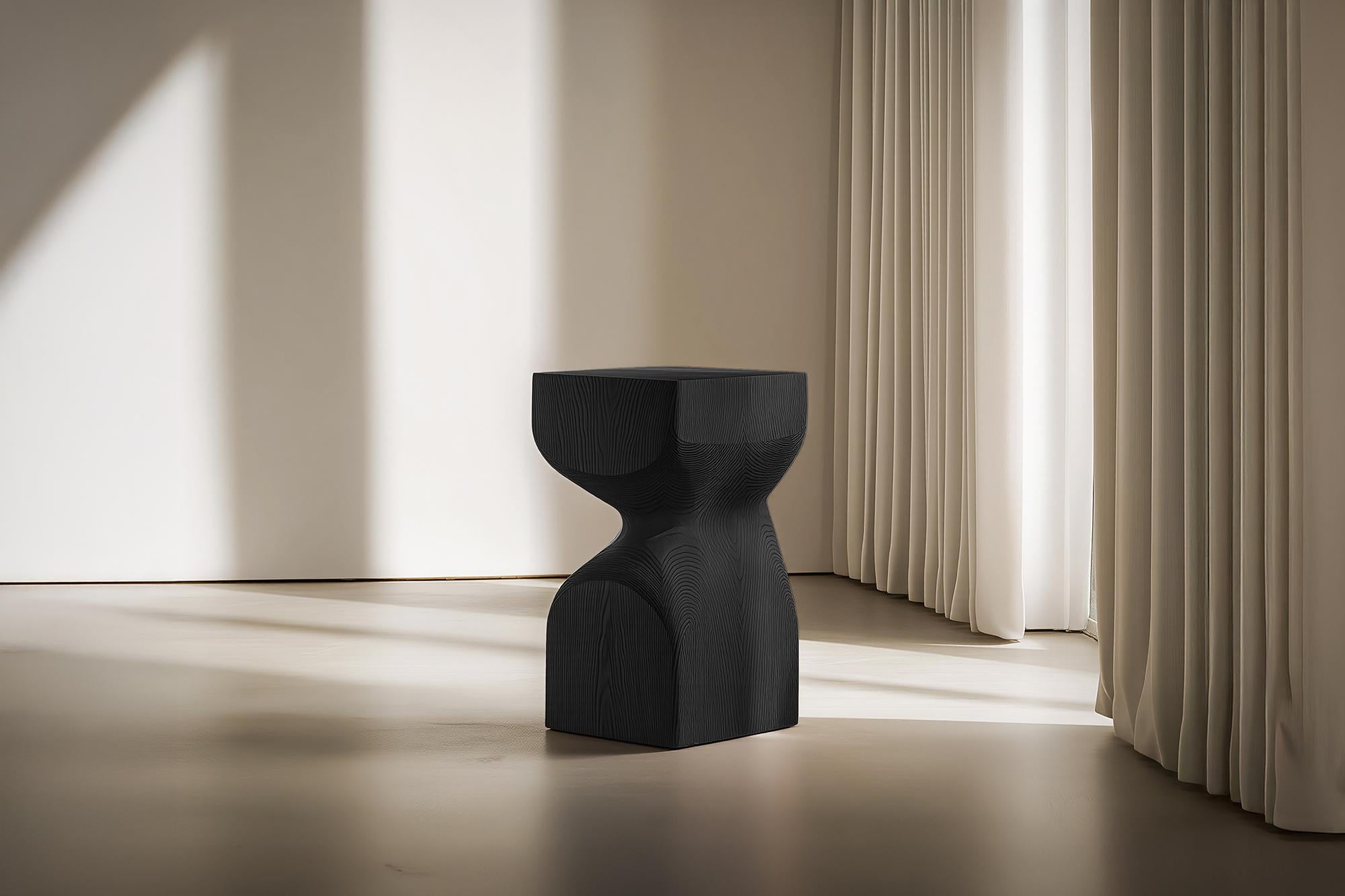 Mexicain Socle No79 Table d'appoint en bois massif, Mobilier contemporain par NONO en vente