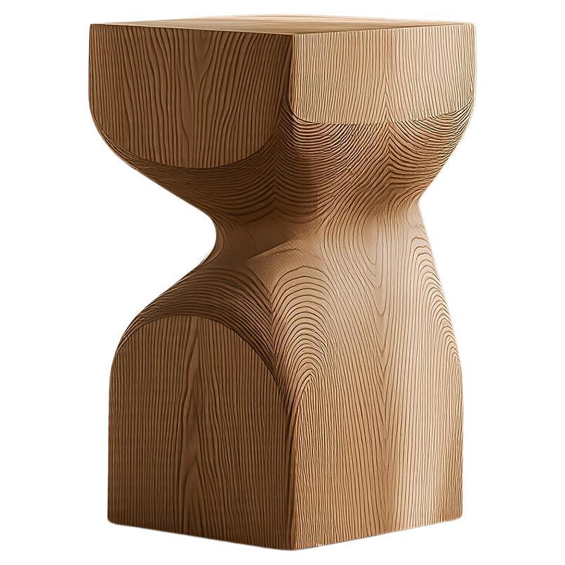 Socle No79 Side Table in Solid Wood, Contemporary Furniture by NONO