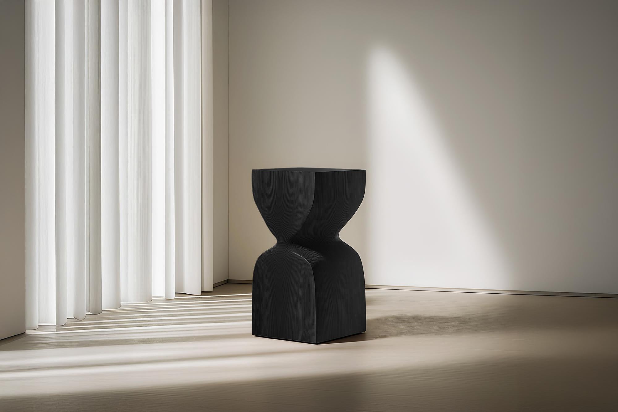 Mexicain Socle No81 Stool, Solid Wood Minimal Furniture by NONO en vente