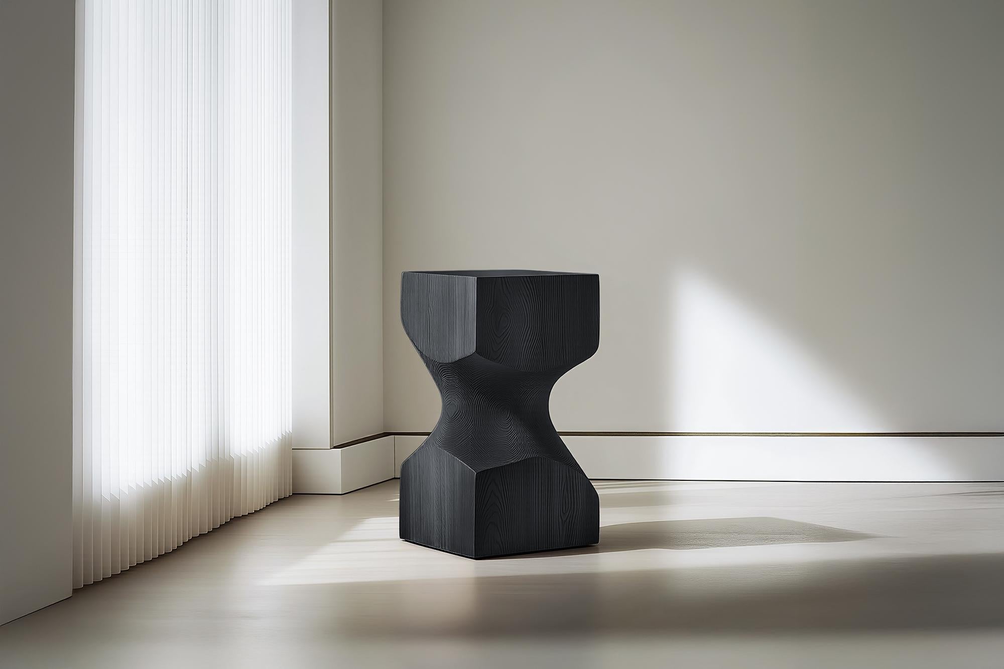 Mexicain Socle No85 Table d'appoint, pièce contemporaine en bois par NONO en vente