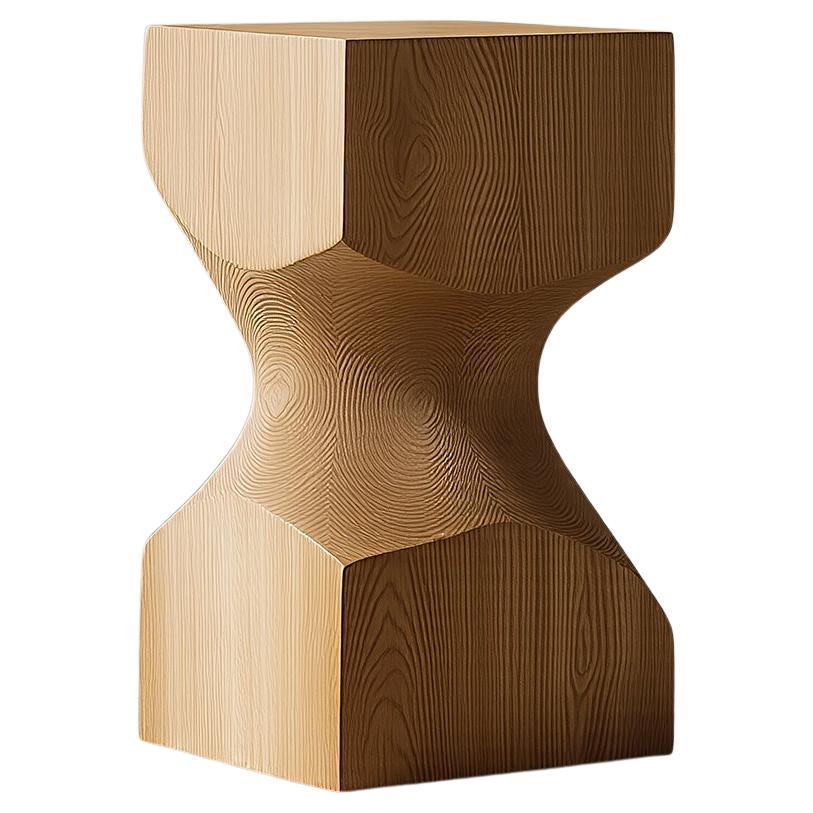 Socle No85 Side Table, Wooden Contemporary Piece by NONO