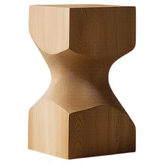 Socle No85 Side Table, Wooden Contemporary Piece by NONO