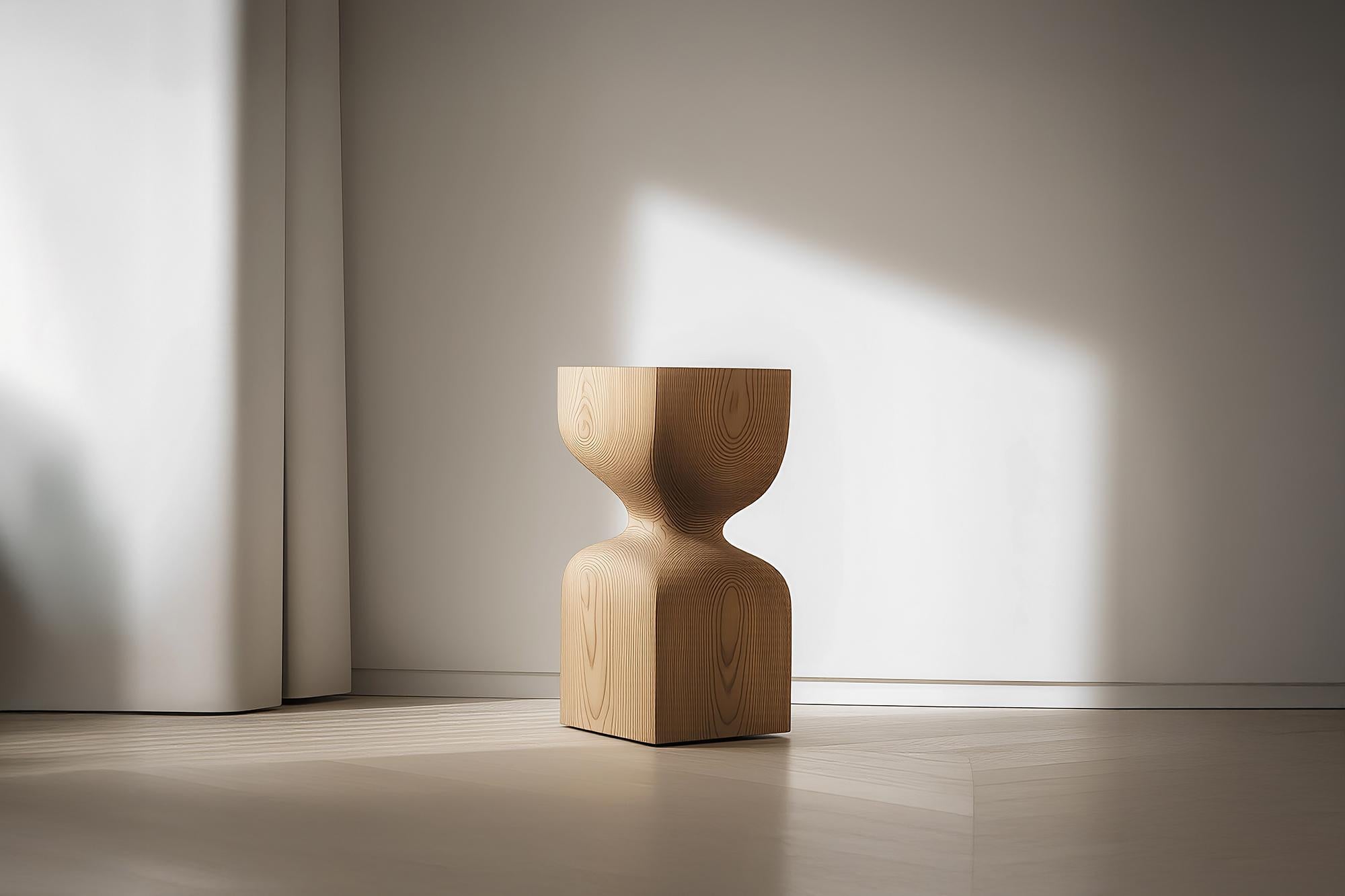 Socle No87 Stool, Contemporary Wooden Furniture by NONO


Socle side table, auxiliary table, night stand

Socle is a small solid wood table designed by the NONO design team. Made of solid wood, its elaborated construction serves as a support, much