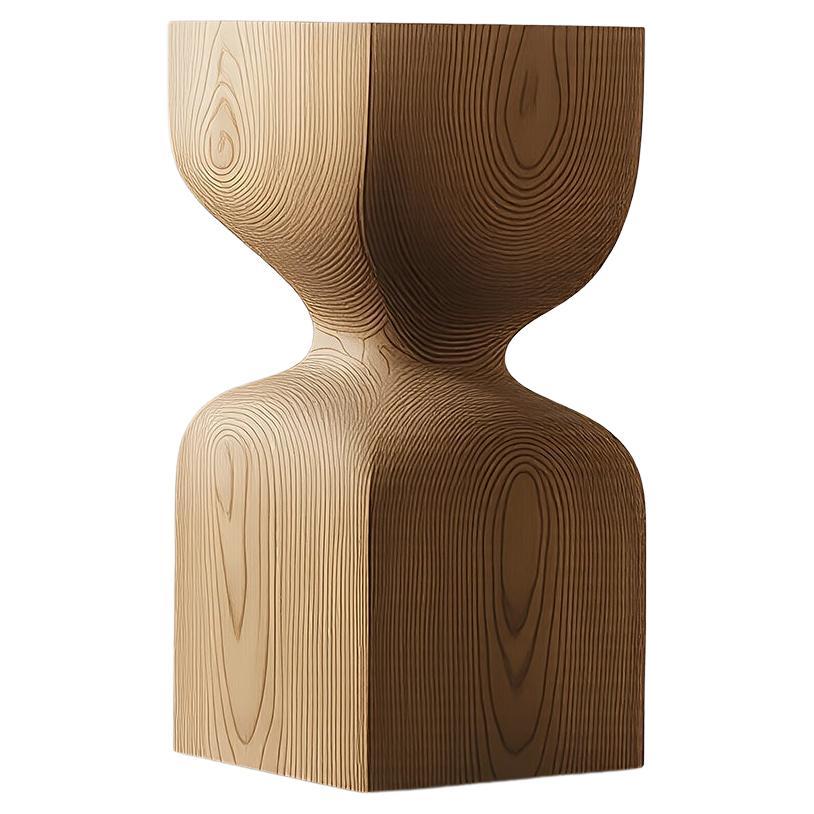 Socle No87 Stool, Contemporary Wooden Furniture by NONO For Sale