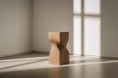 Socle No88 Side Table, Minimal Solid Wood Furniture by Joel Escalona