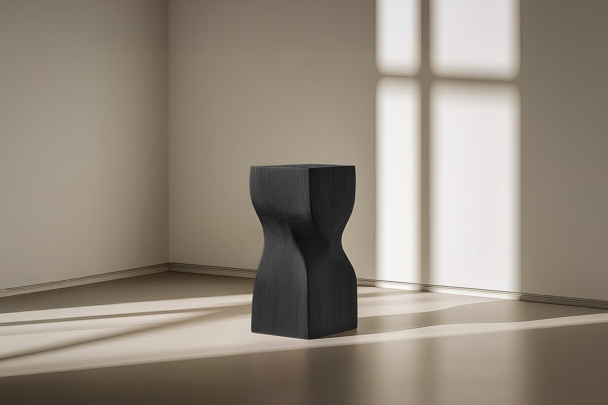 Mexicain Socle No88 Side Table, Minimal Solid Wood Furniture by Joel Escalona en vente