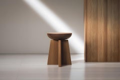 Socle No94 Side Table, Solid Wood Modern Design by Joel Escalona