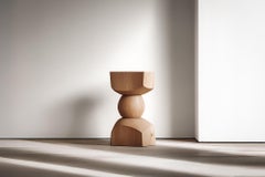 Socle No97 Side Table, Solid Wood Contemporary Furniture by NONO