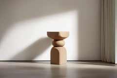 Socle No99 Hocker, Zeitgenössisches Stück aus Holz von NONO