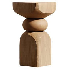 Socle No99 Hocker, Zeitgenössisches Stück aus Holz von NONO