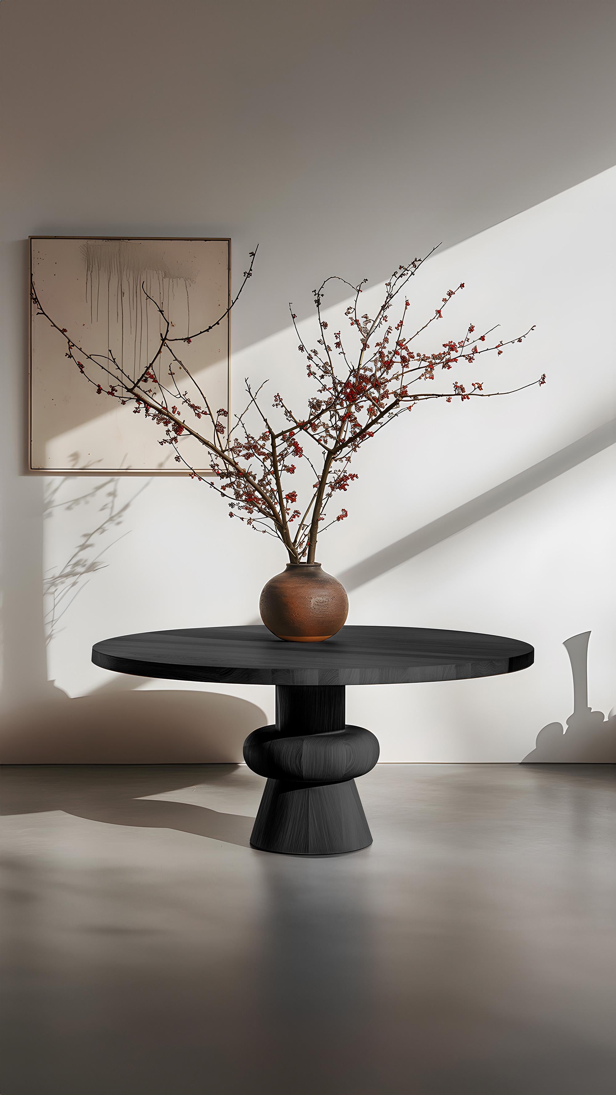 La Elegancia de Socle, Mesas de Comedor de Madera Maciza, Perfectas para Reuniones No42 en Nuevo estado para la venta en Ciudad de México, CDMX