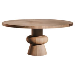 Socle's Elegance, Esstische aus Massivholz, perfekt für Zusammenkünfte Nr.42