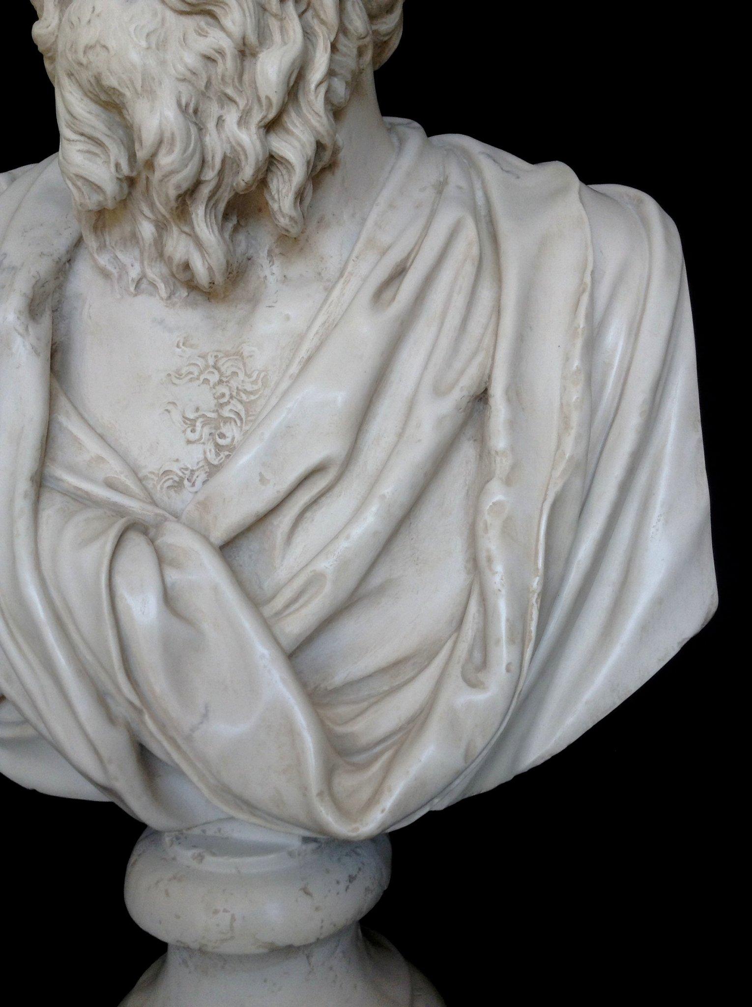Socrates Marble Statue, 20th Century 2