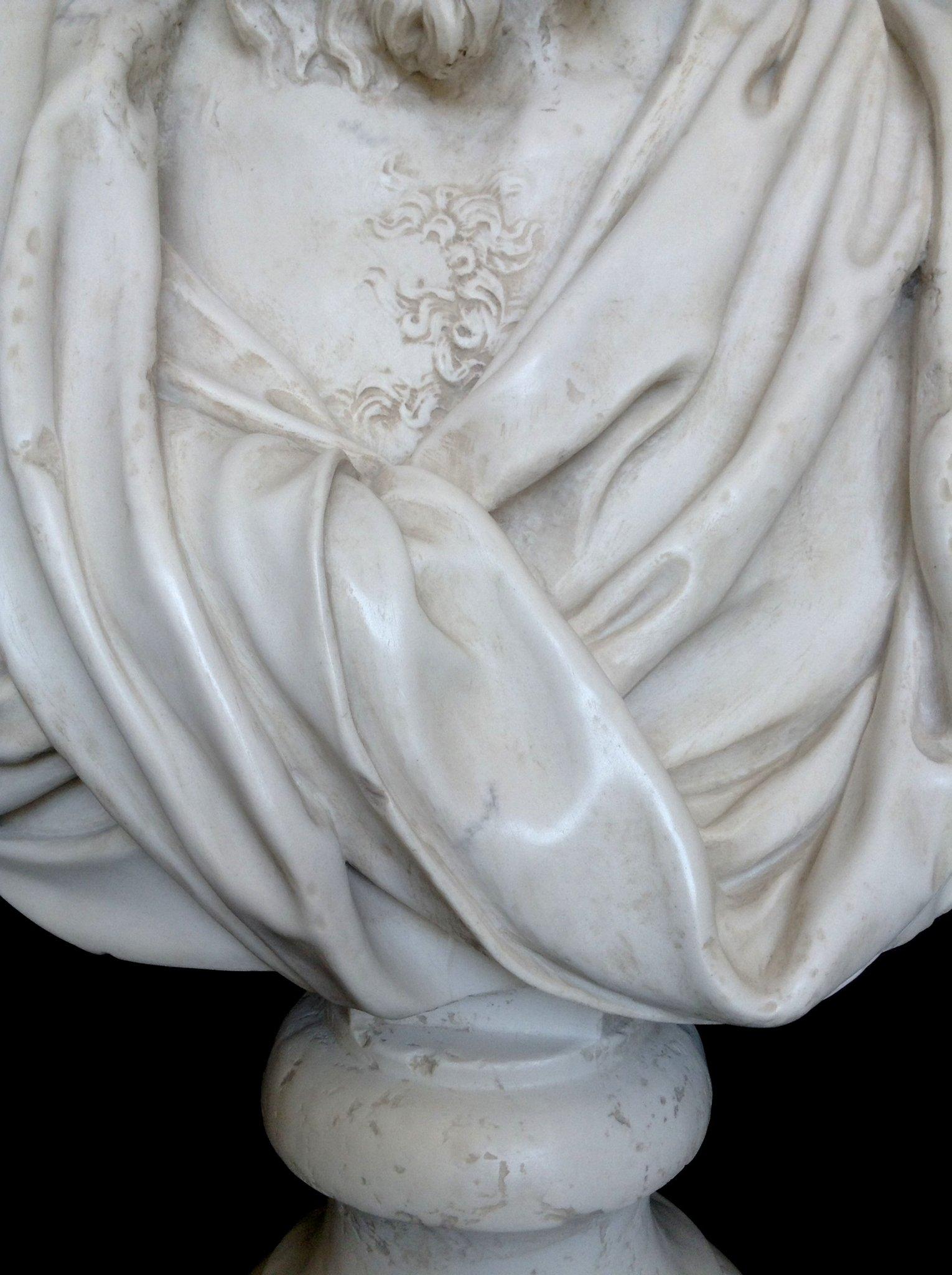 Socrates Marble Statue, 20th Century 4
