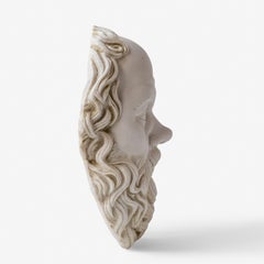 Masque de Socrates en poudre de marbre comprimée « Musée de Pâques » (Musée de Pâques)