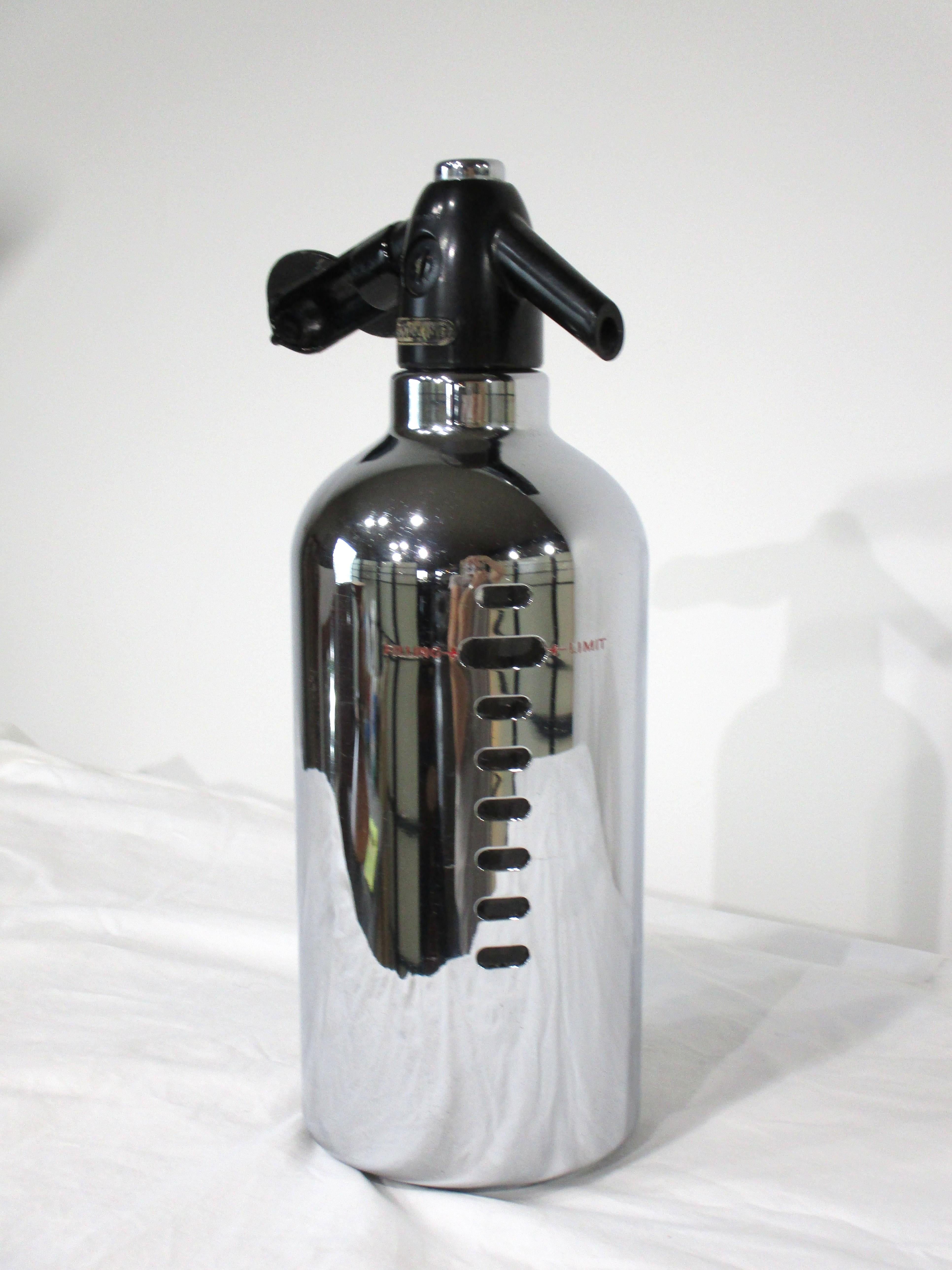 Soda King Barware Syphon Selter Art Deco Flasche im Angebot 2
