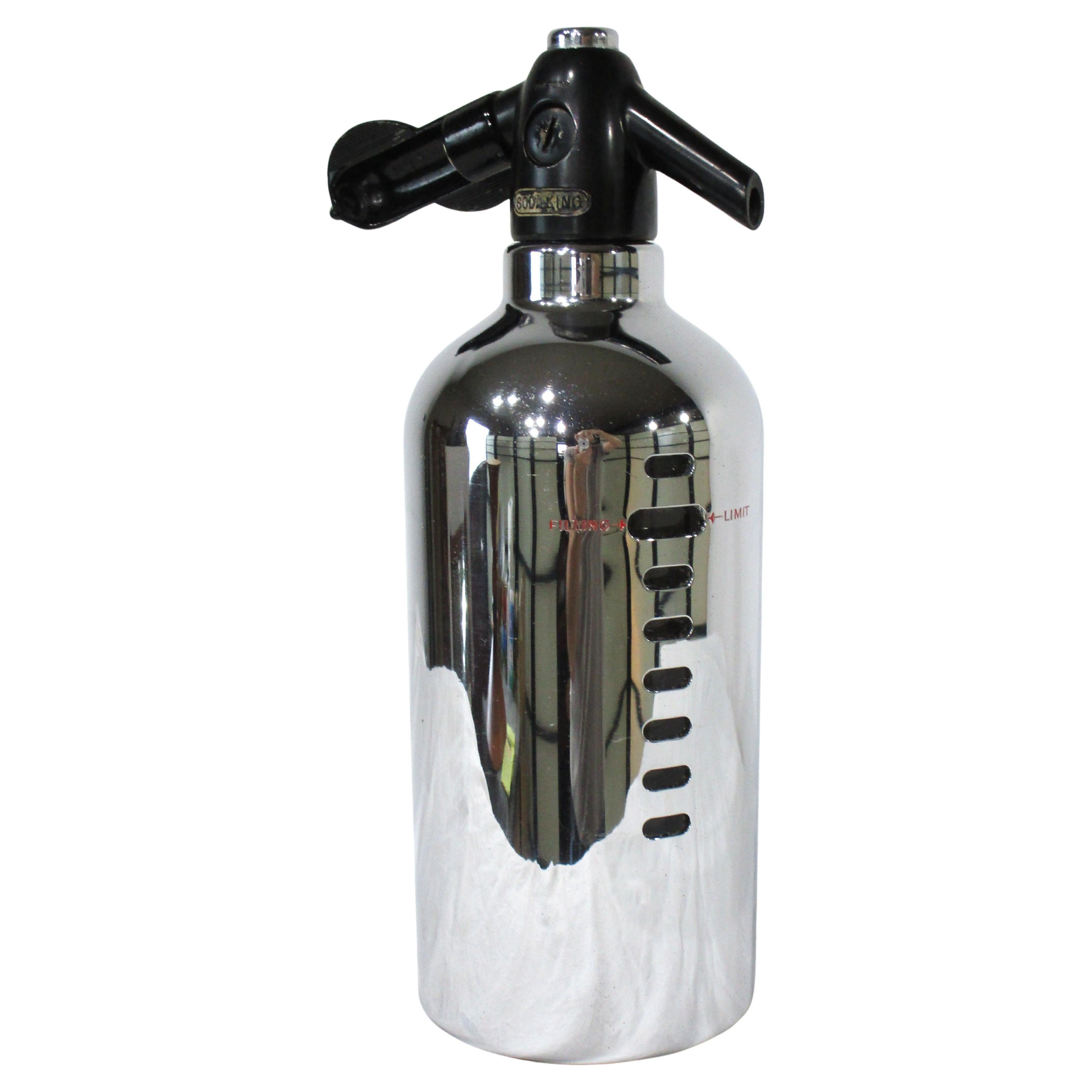 Botella Art Decó Soda King Barware Syphon Selter