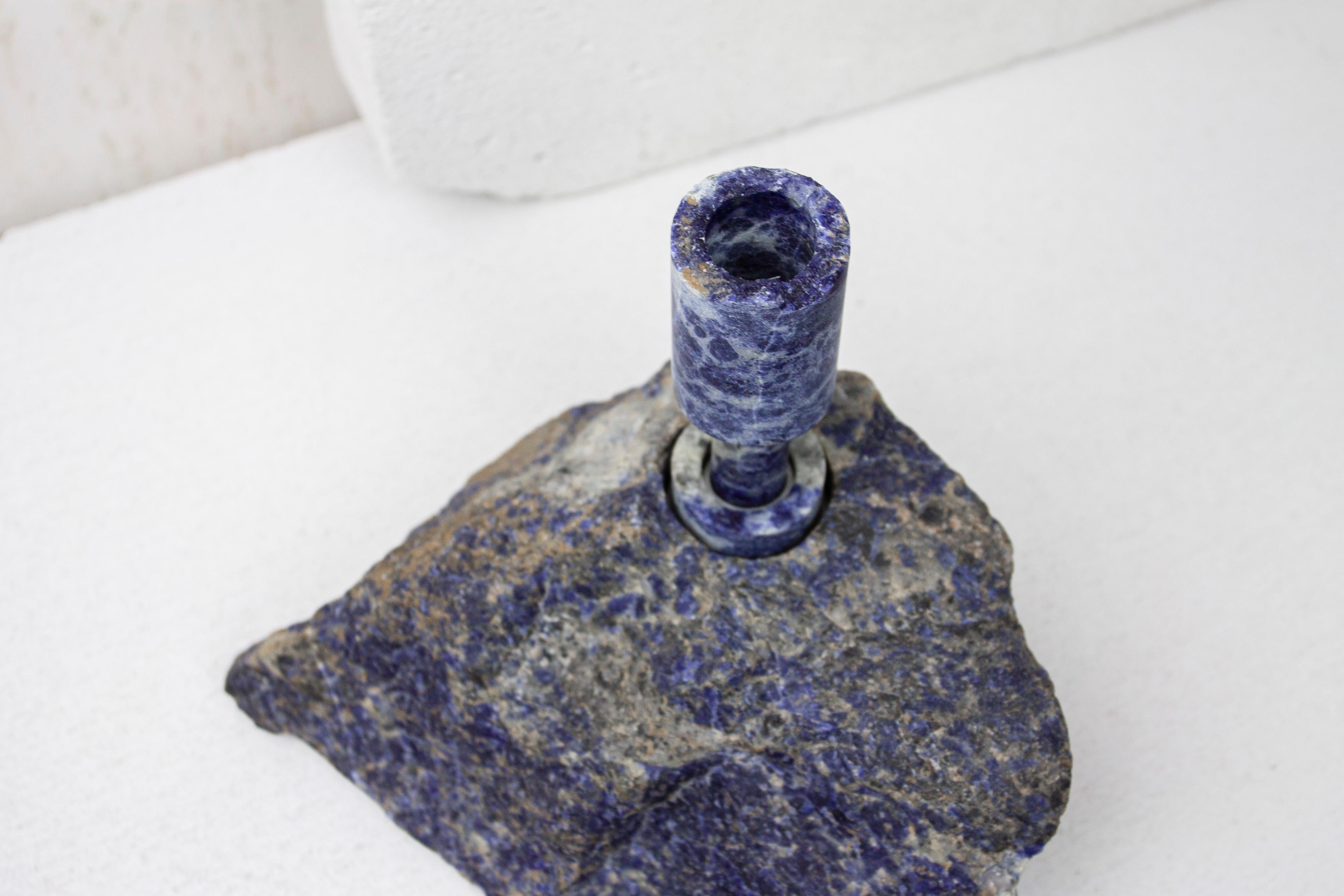 Sodalite Abra Candelabra by Studio DO In New Condition For Sale In Geneve, CH