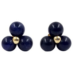Sodalite Cluster Earrings
