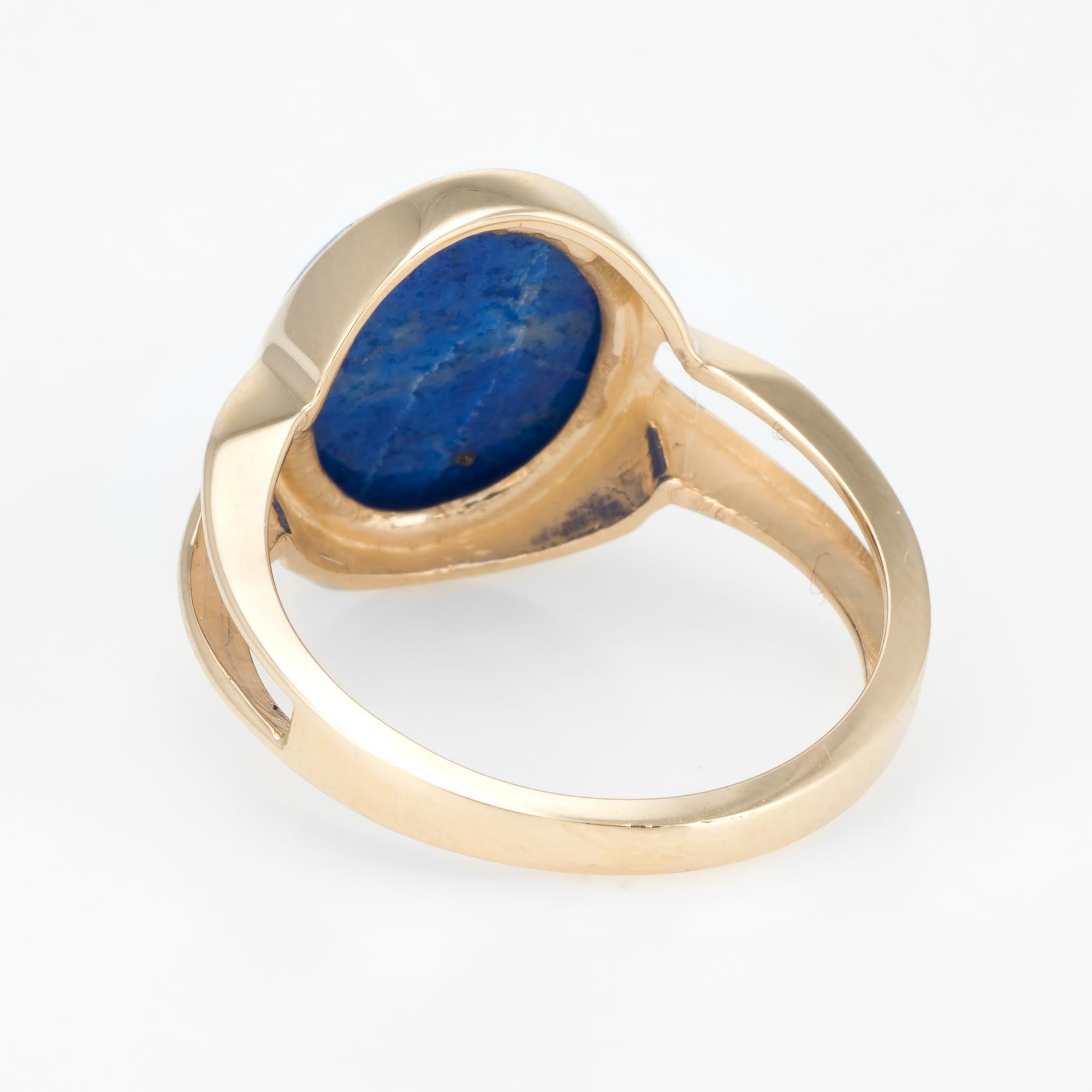 Sodalite Cocktail Ring  In Good Condition In Torrance, CA