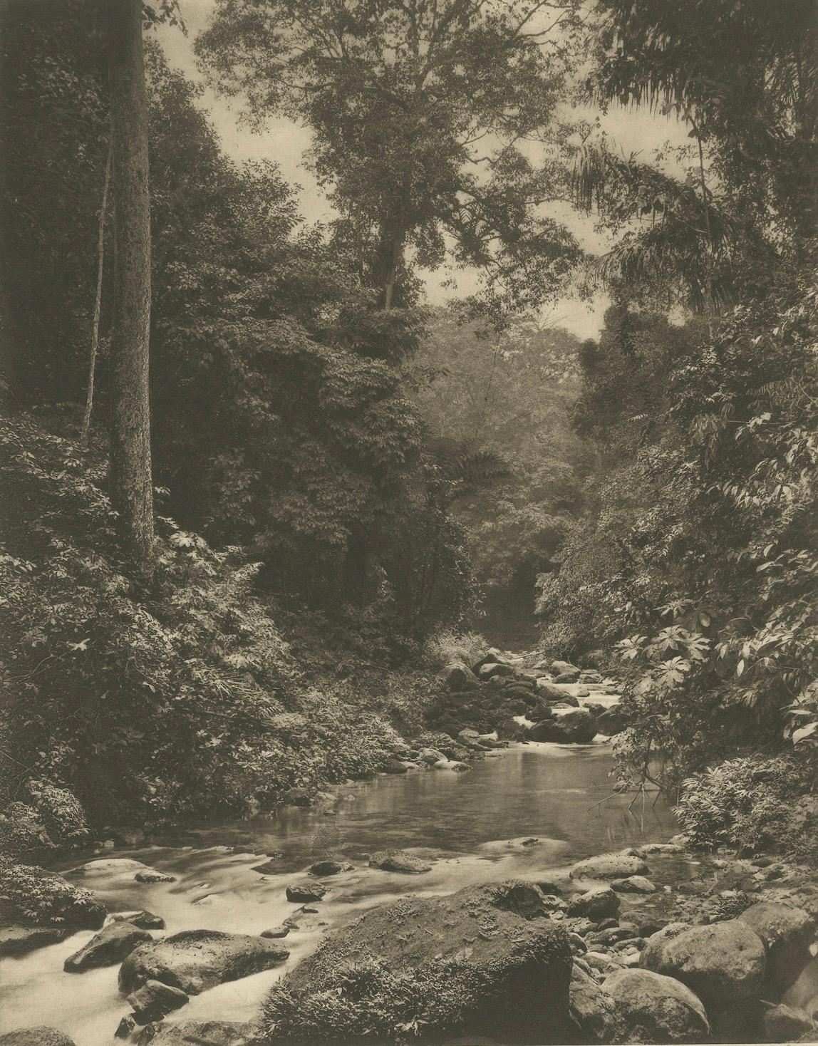 Soengei Belawan River, Medan – C.J. Kleingrothe Photo, Dutch East Indies c.1910 In Good Condition For Sale In Langweer, NL