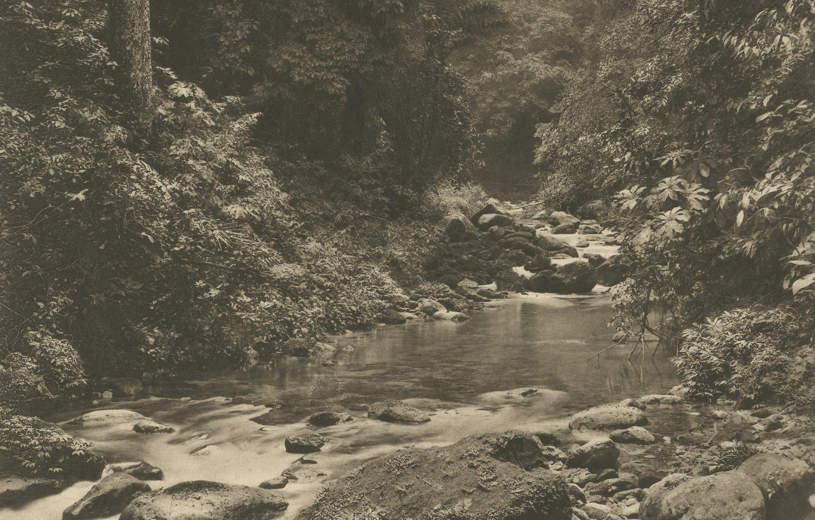 20th Century Soengei Belawan River, Medan – C.J. Kleingrothe Photo, Dutch East Indies c.1910 For Sale