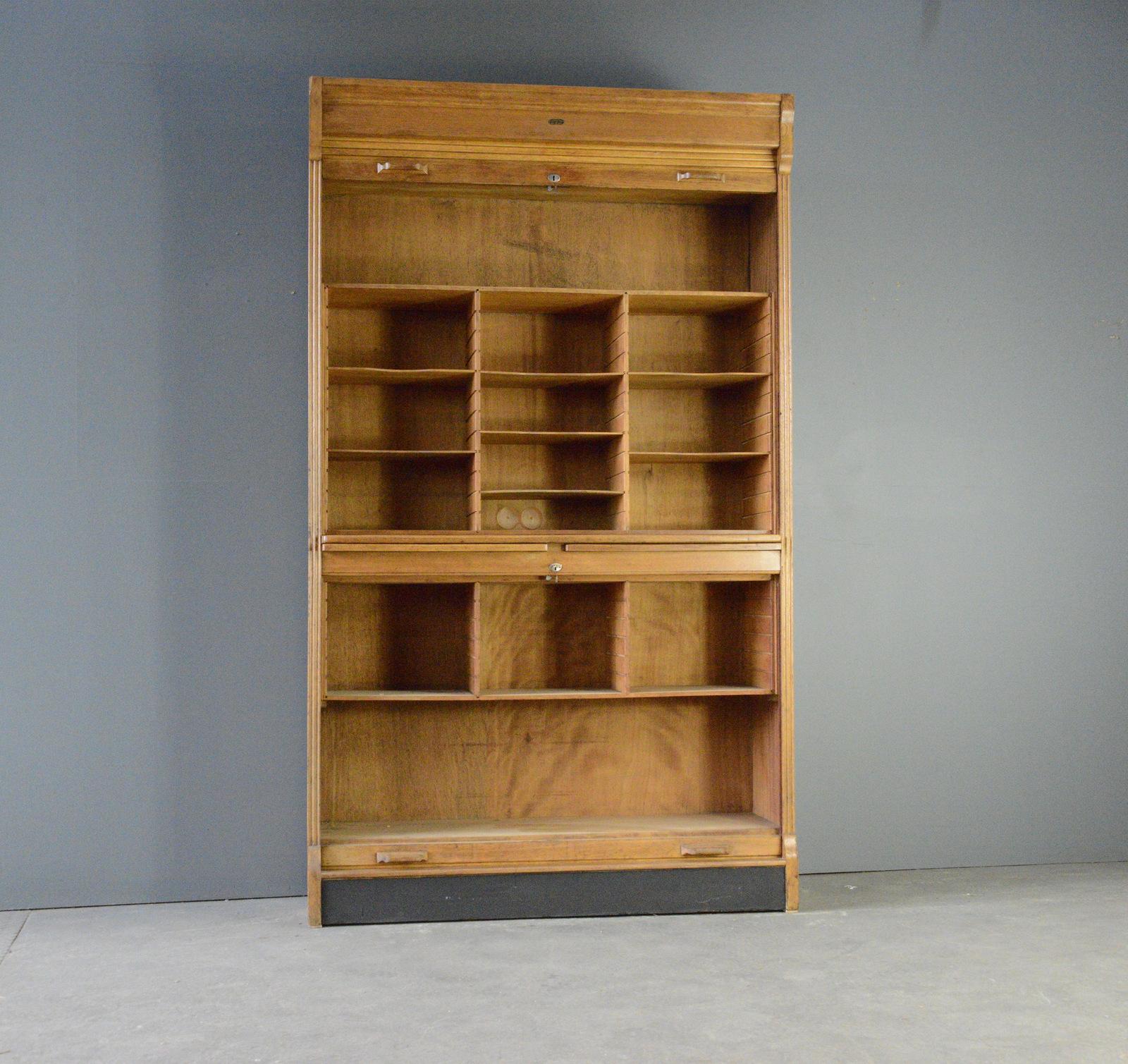 Libreria con ante a tamburo di Soennecken, circa anni '20 in vendita 5