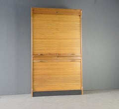 Soennecken Tambour Fronted Bookcase Circa 1920s