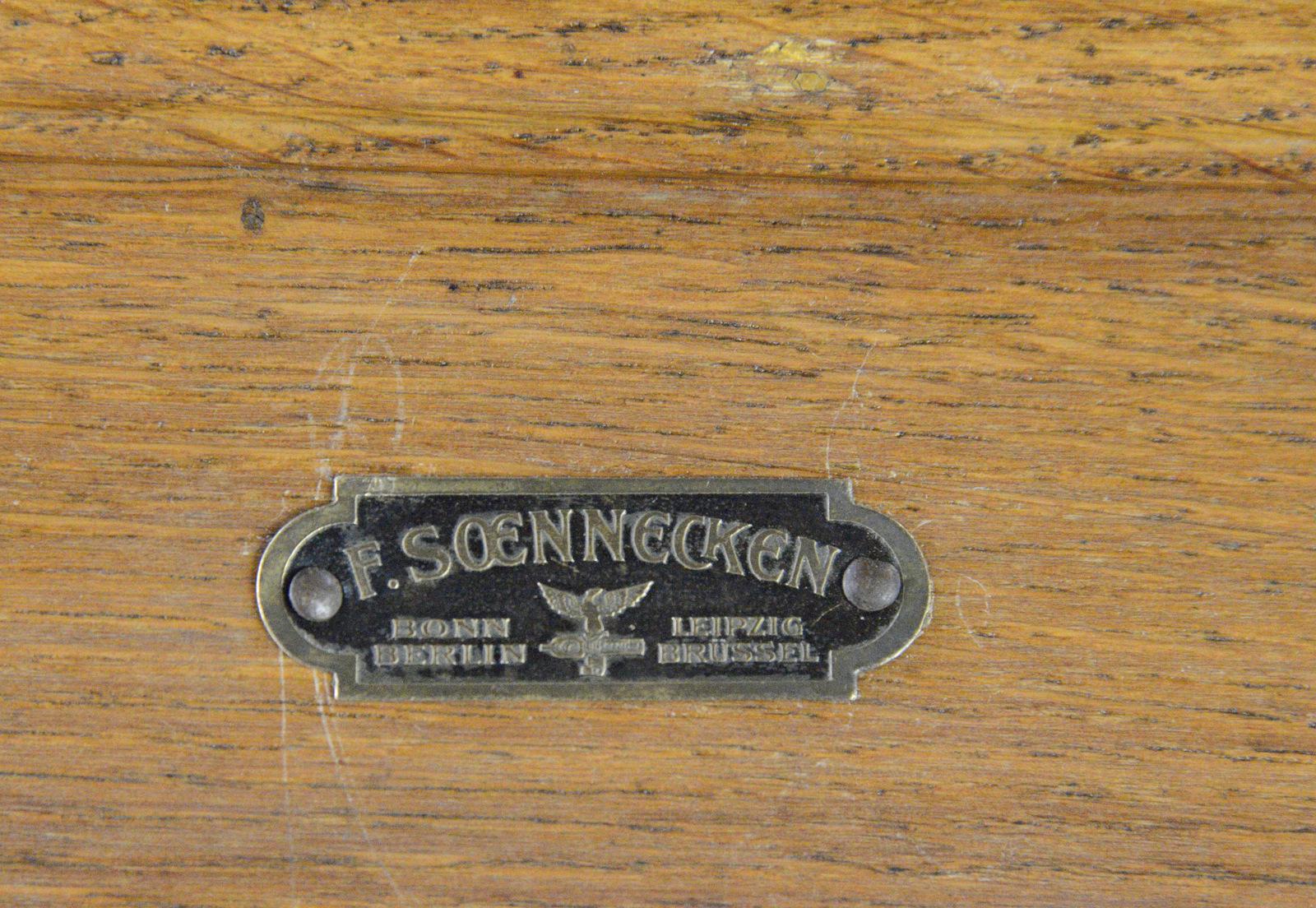 Libreria con ante a tamburo di Soennecken, circa anni '20 in vendita 3