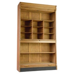 Soennecken Tambour Fronted Bookcase Circa 1920s