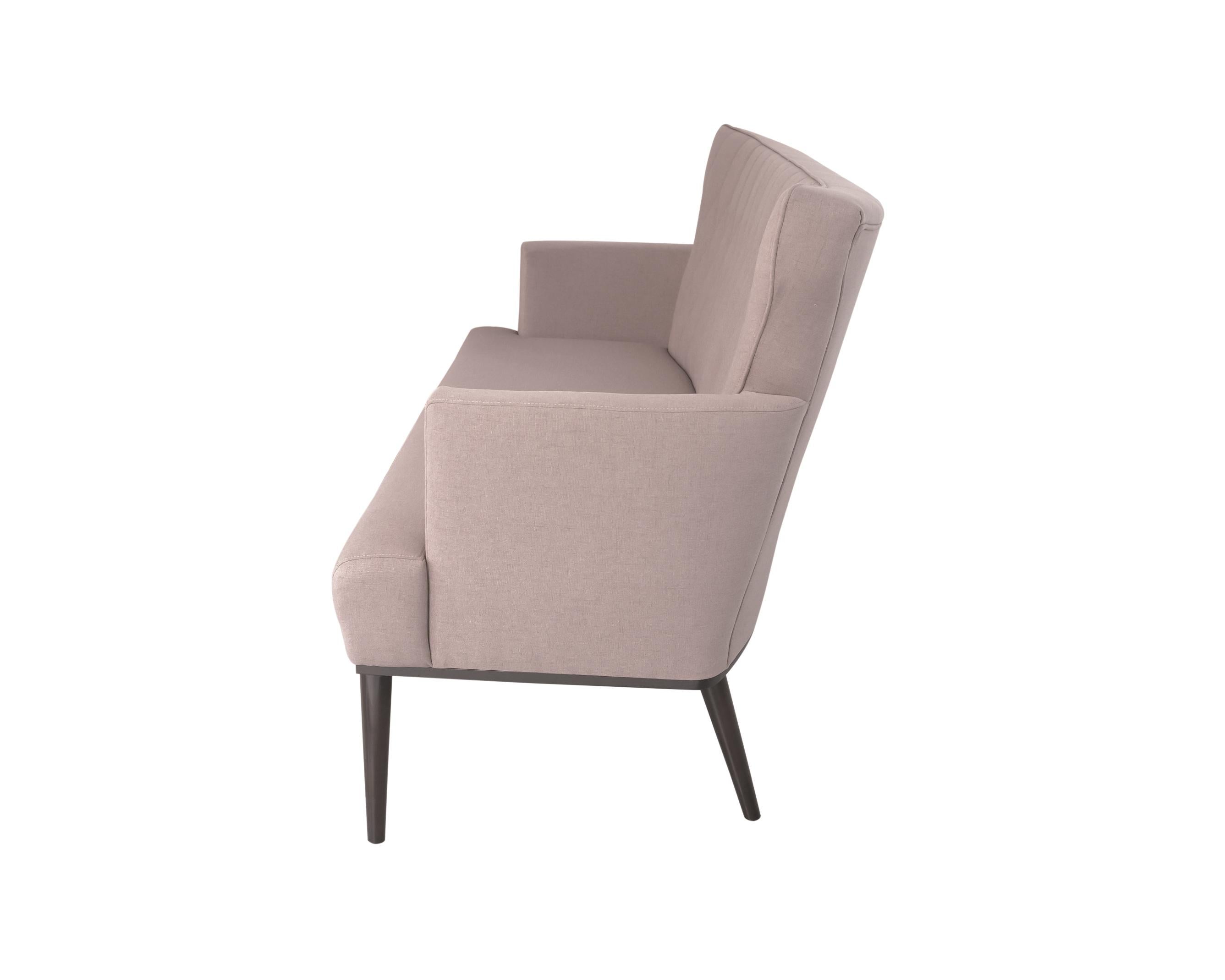 Sofa-Sofa mit 2 Sitzmöbeln und Nähdetails an der Rückenlehne (Portugiesisch) im Angebot