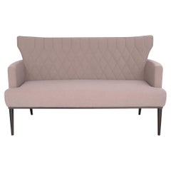 Sofa 2 seater with stitching detail on backrest