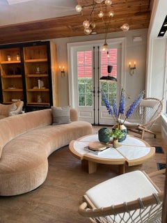 Sofa 280 in Teddy Mohair Bambi by Pierre Augustin Rose