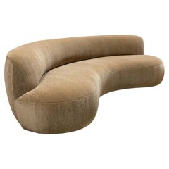 Sofa 280 in Teddy Mohair Bambi by Pierre Augustin Rose