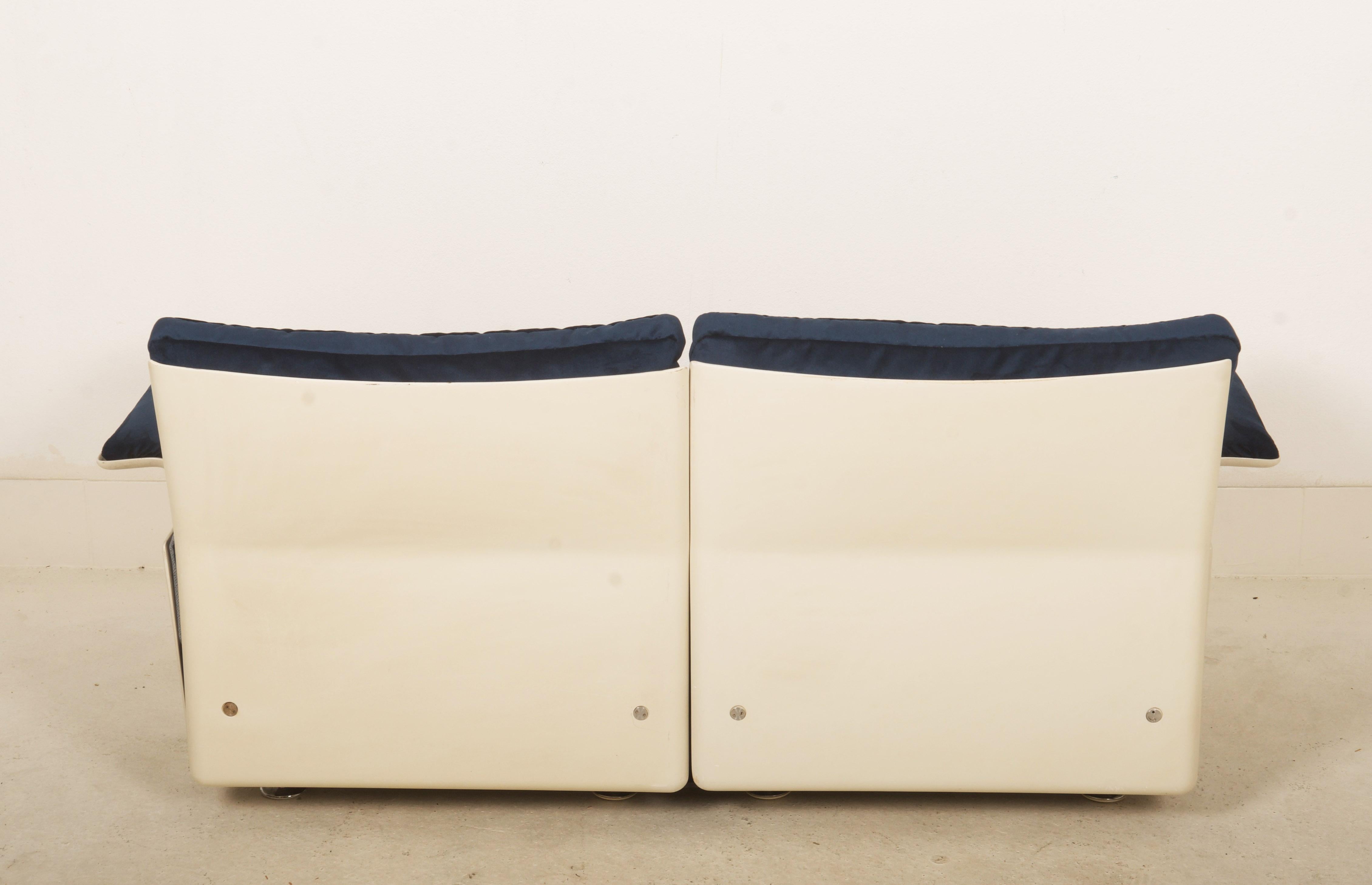 Sofá 620 de Dieter Rams para Vitsoe Terciopelo en venta