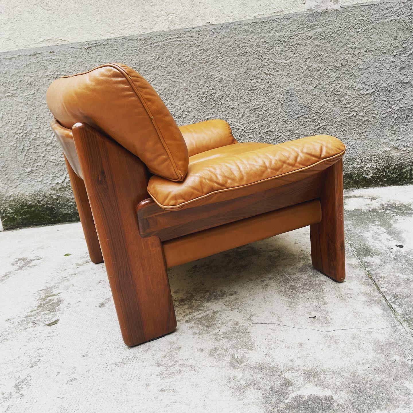 Sofa and Armchair by Mario Marenco for Mobil Girgi, 1970s, Set of 2 For Sale 3