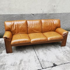 Sofa and Armchair by Mario Marenco for Mobil Girgi, 1970s, Set of 2