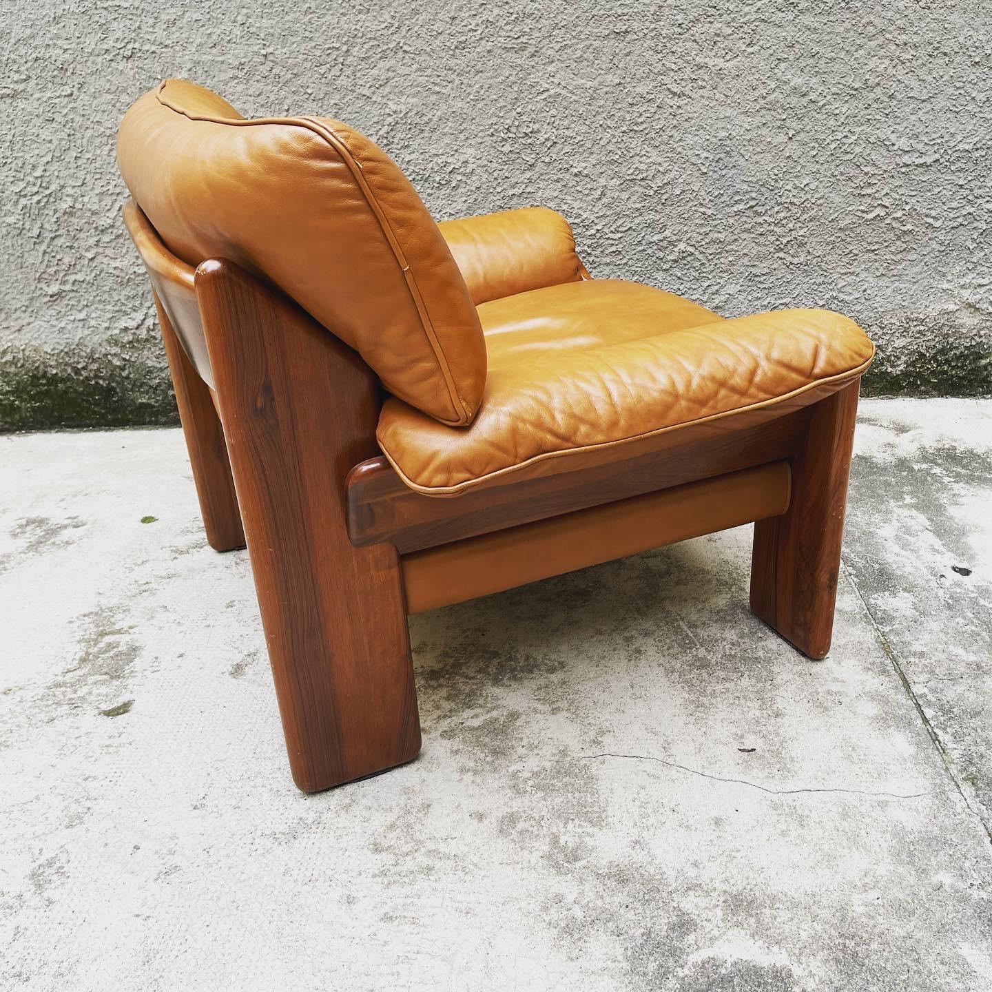 Sofa and Armchair by Mario Marenco for Mobil Girgi, 1970s, Set of 2 For Sale 1