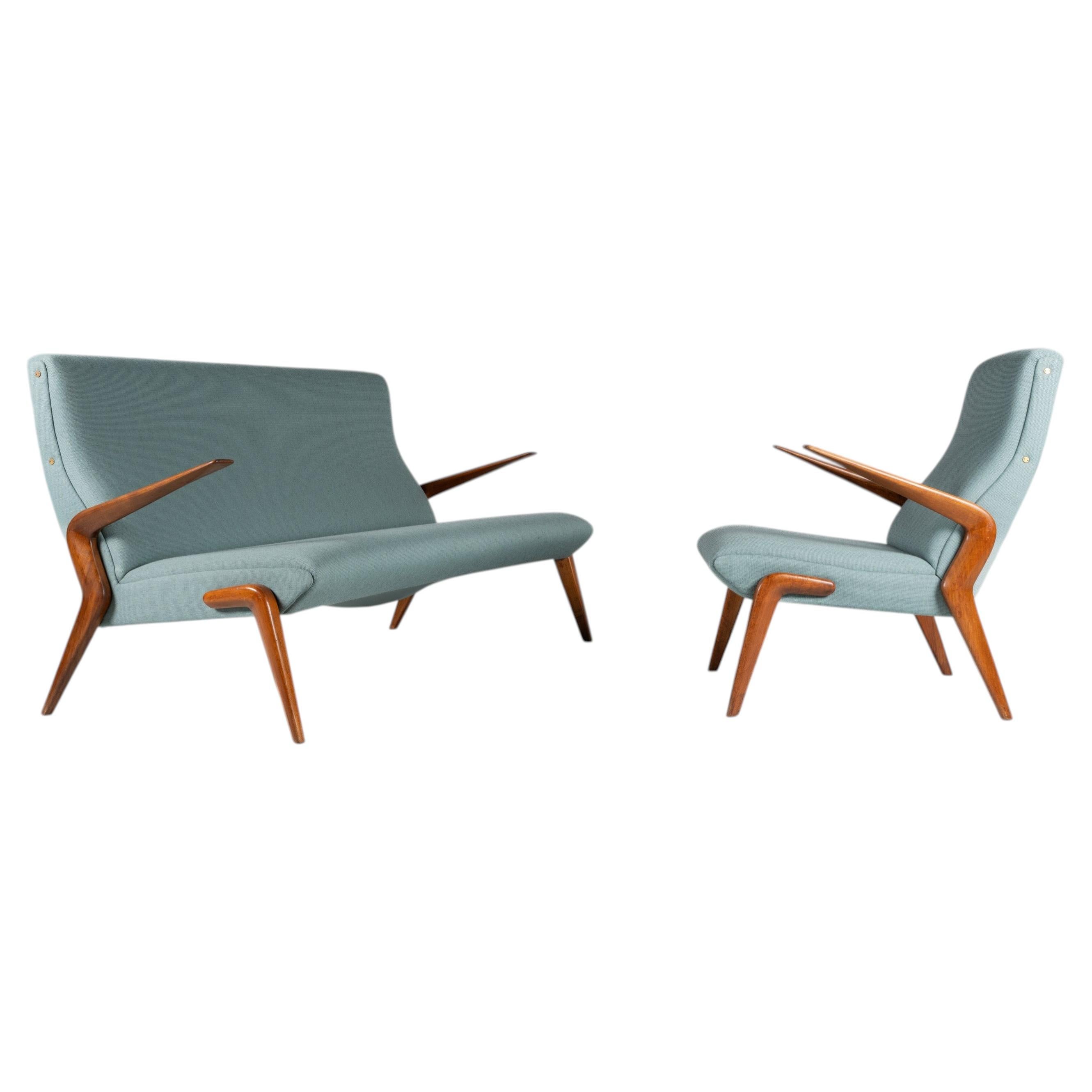 Canapé et fauteuil d'Osvaldo Borsani