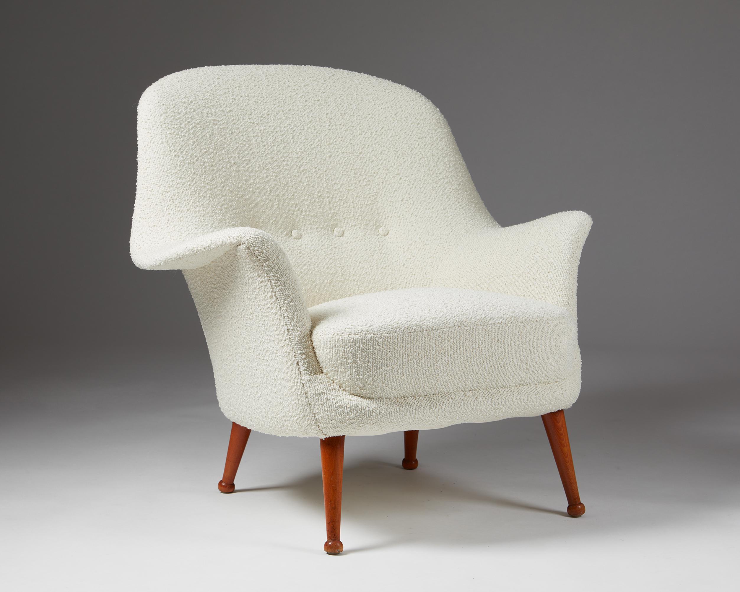 Sofa and Armchair “Divina” Designed by Arne Norell, for Norell Möbler, Sweden For Sale 3