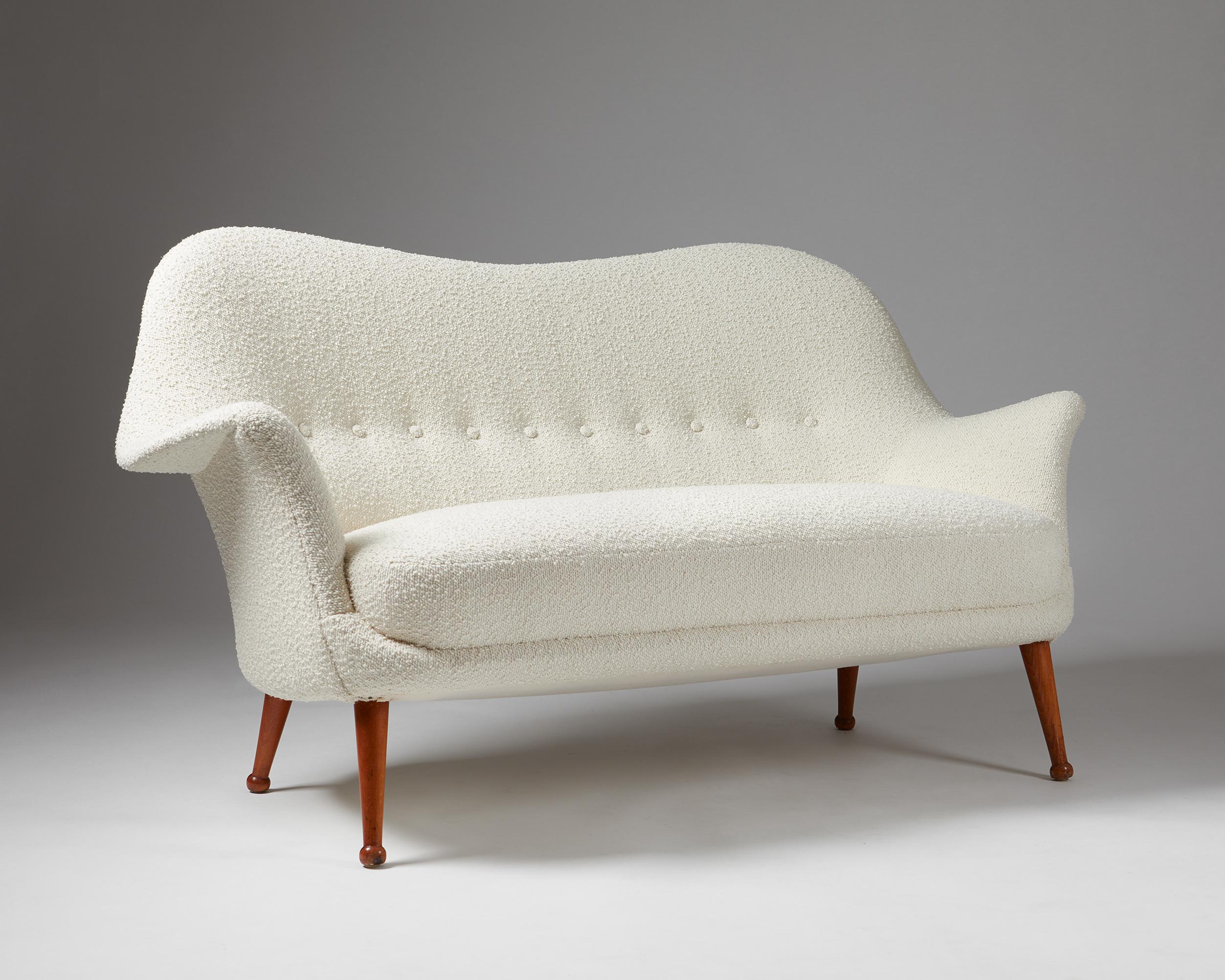 Swedish Sofa and Armchair “Divina” Designed by Arne Norell, for Norell Möbler, Sweden For Sale