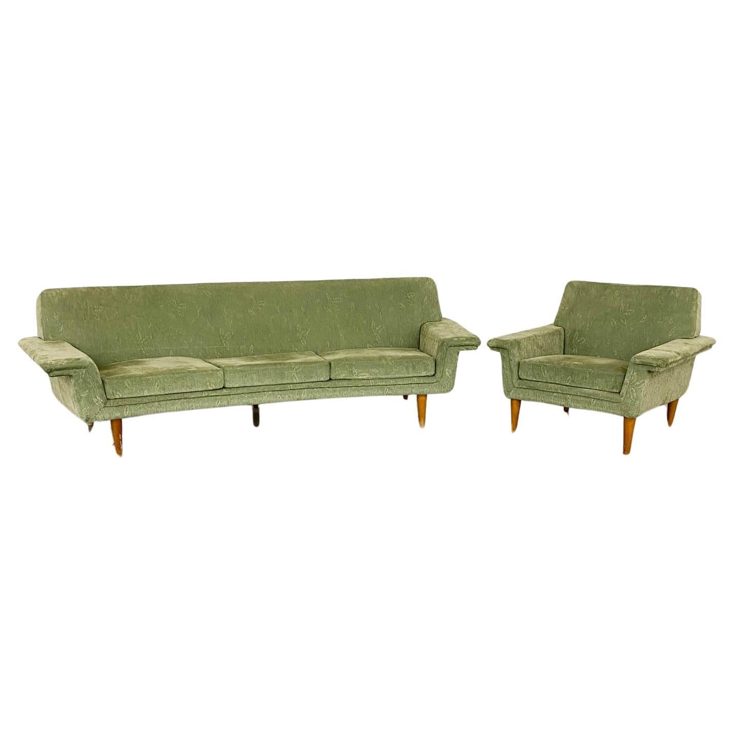 Sofa and Armchair Florida by Johannes Andersen for Trensum, 1960s, Set of 2 For Sale