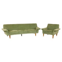 Retro Sofa and Armchair Florida by Johannes Andersen for Trensum, 1960s, Set of 2