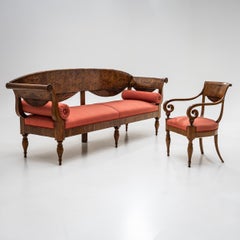 Sofa and Armchair, Italy circa 1830