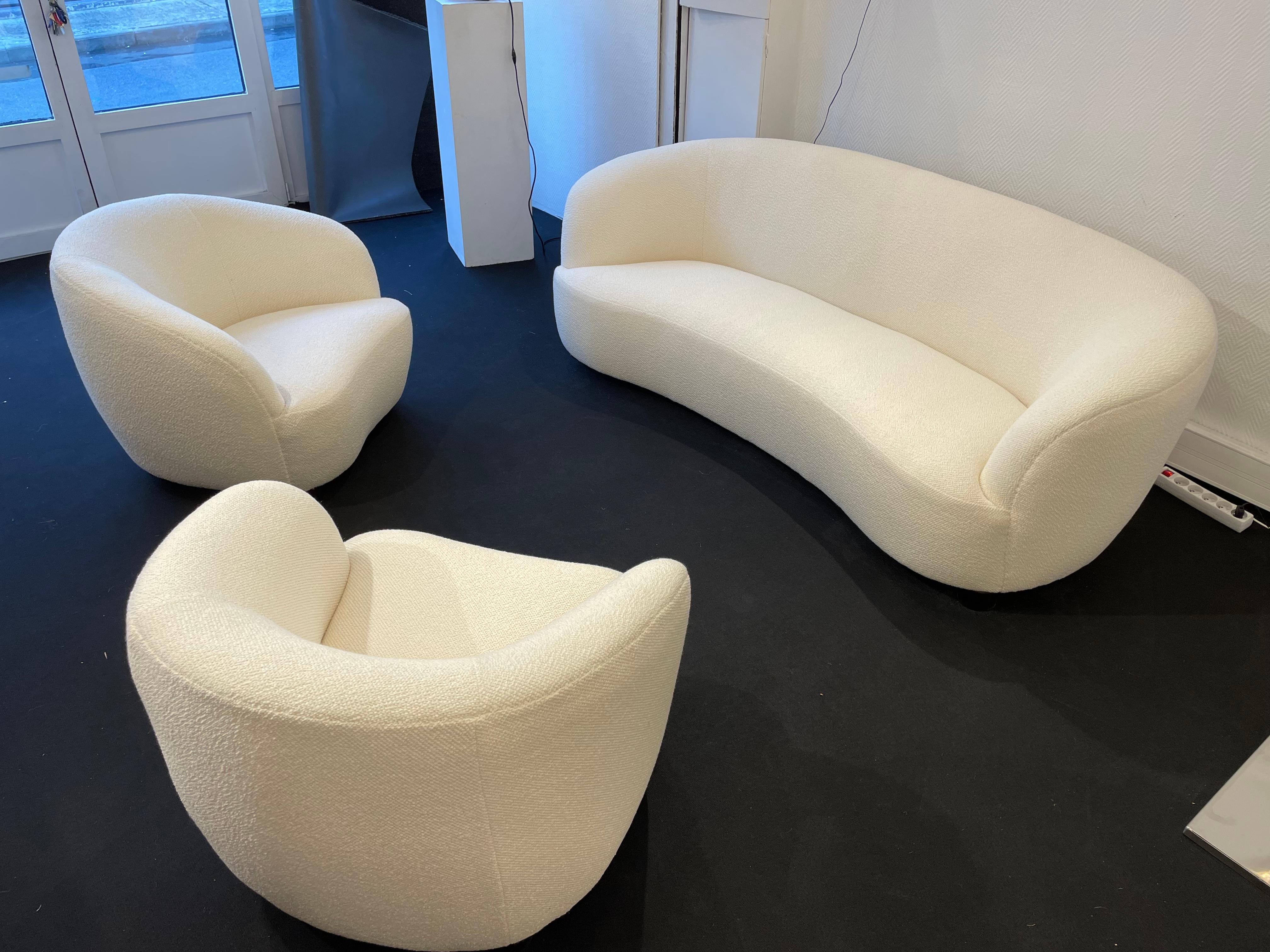 Sofa and Armchairs Set by Frederico Munari 5