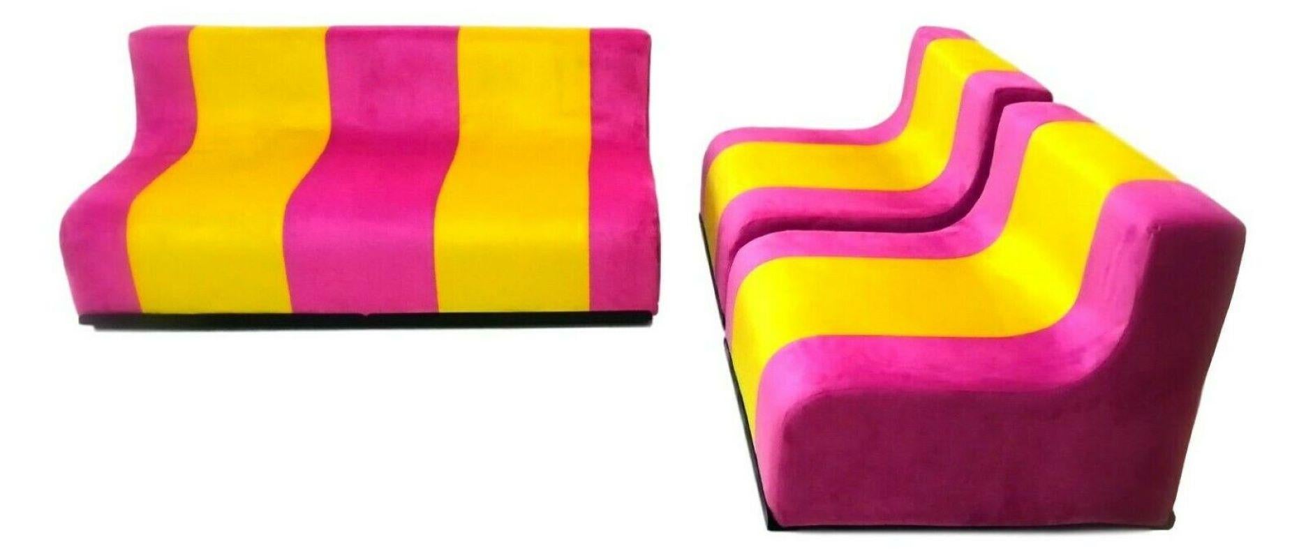 Sofa und Sesselpaar „Sofo“ Design Superstudio für Poltronova, 1966 im Angebot 6